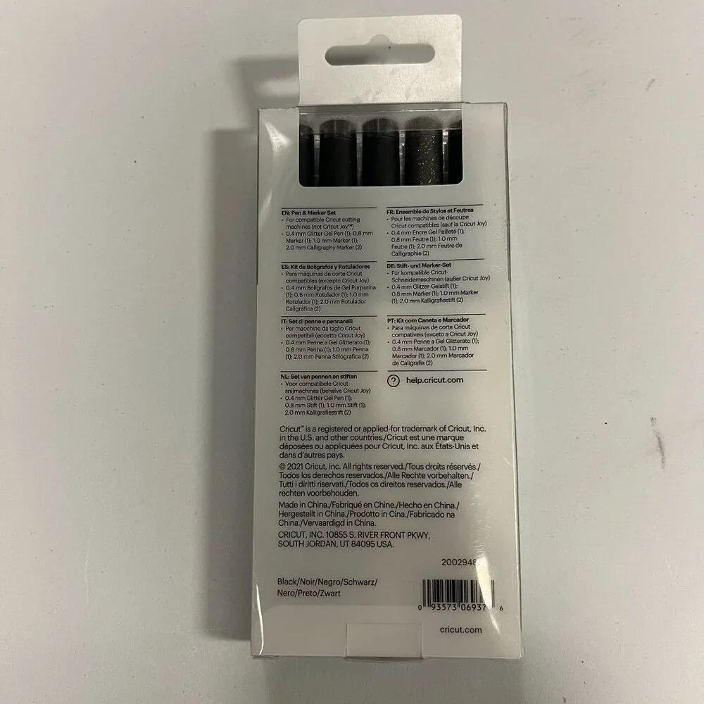 Cricut 5pc Black Calligraphy Variety Pen Set